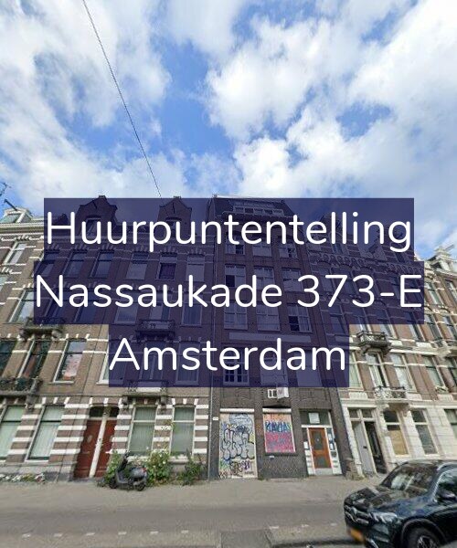 Foto gevel Huurpuntentelling voor Nassaukade 373-E, Amsterdam