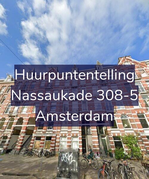 Foto gevel Huurpuntentelling voor Nassaukade 308-5, Amsterdam