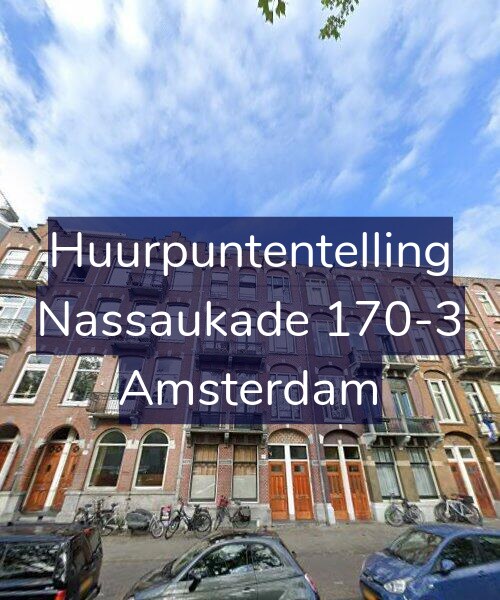 Foto gevel Huurpuntentelling voor Nassaukade 170-3, Amsterdam