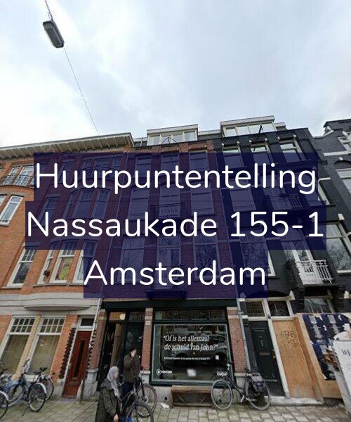 Foto gevel Huurpuntentelling voor Nassaukade 155-1, Amsterdam
