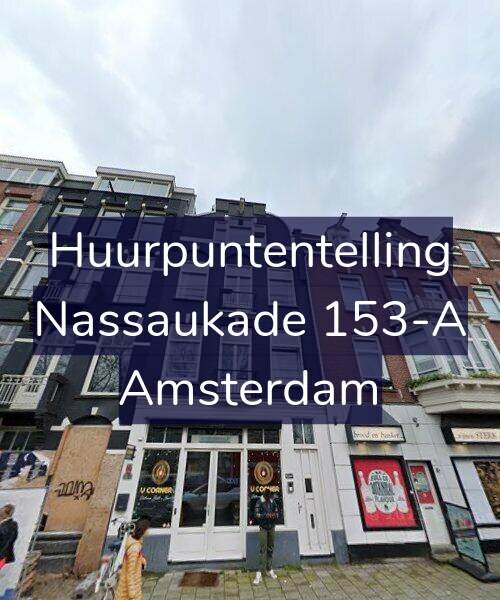 Foto gevel Huurpuntentelling voor Nassaukade 153-A, Amsterdam
