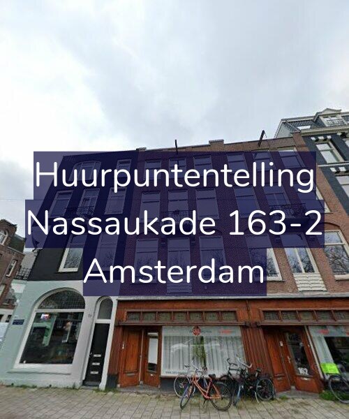 Foto gevel Huurpuntentelling voor Nassaukade 163-2, Amsterdam