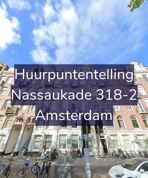 Foto gevel Huurpuntentelling voor Nassaukade 318-2, Amsterdam