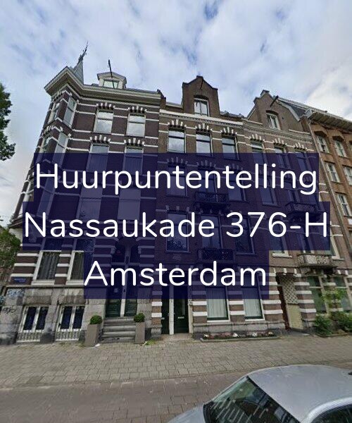 Foto gevel Huurpuntentelling voor Nassaukade 376-H, Amsterdam
