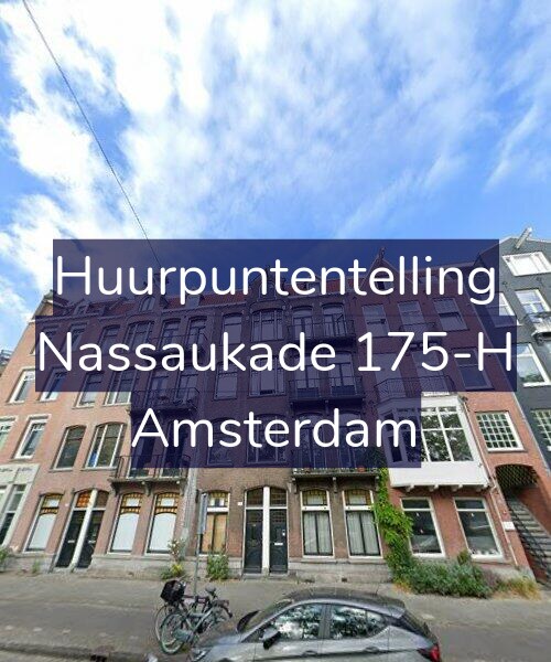 Foto gevel Huurpuntentelling voor Nassaukade 175-H, Amsterdam