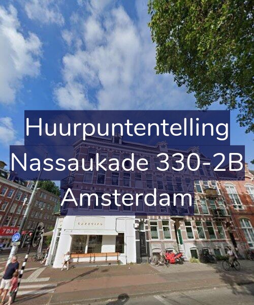 Foto gevel Huurpuntentelling voor Nassaukade 330-2B, Amsterdam