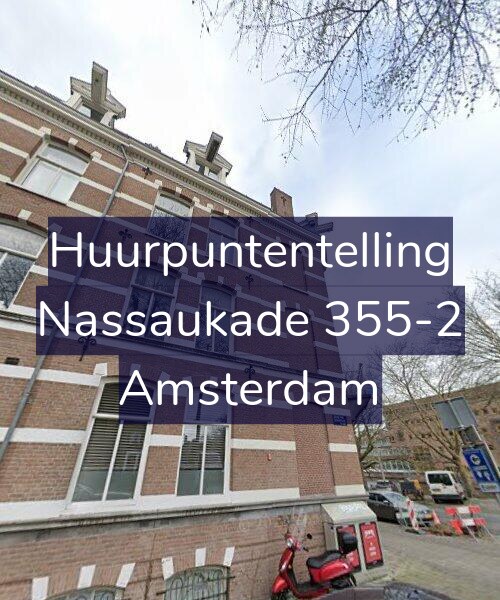 Foto gevel Huurpuntentelling voor Nassaukade 355-2, Amsterdam