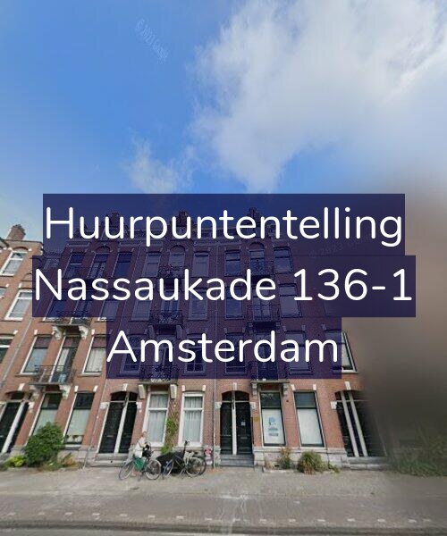 Foto gevel Huurpuntentelling voor Nassaukade 136-1, Amsterdam