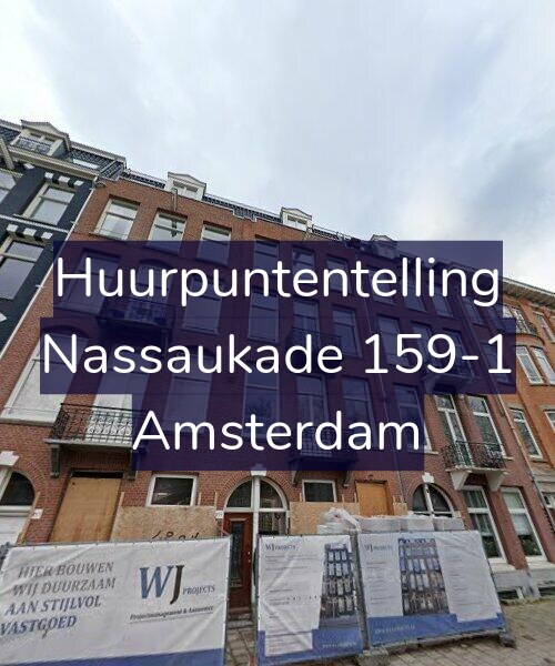 Foto gevel Huurpuntentelling voor Nassaukade 159-1, Amsterdam