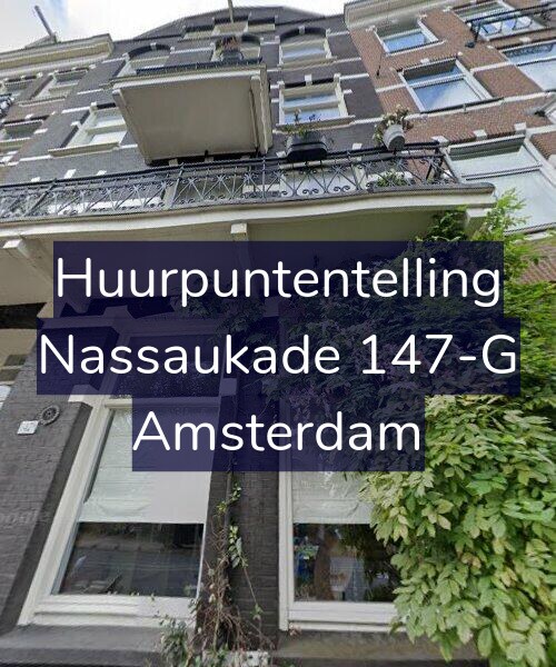Foto gevel Huurpuntentelling voor Nassaukade 147-G, Amsterdam