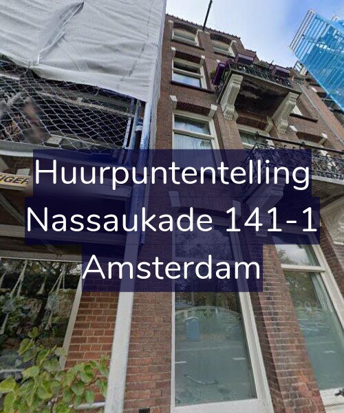 Foto gevel Huurpuntentelling voor Nassaukade 141-1, Amsterdam