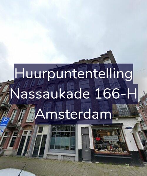 Foto gevel Huurpuntentelling voor Nassaukade 166-H, Amsterdam