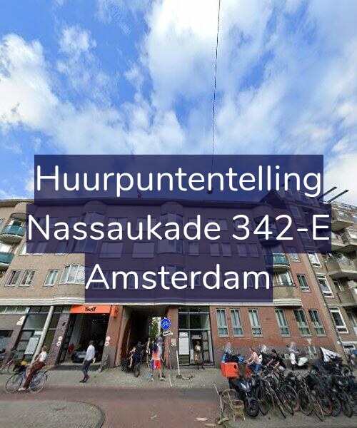 Foto gevel Huurpuntentelling voor Nassaukade 342-E, Amsterdam
