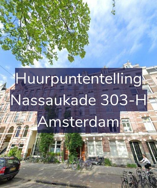 Foto gevel Huurpuntentelling voor Nassaukade 303-H, Amsterdam