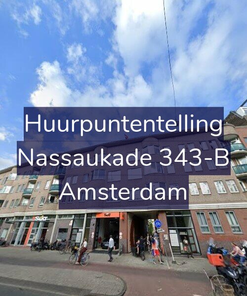 Foto gevel Huurpuntentelling voor Nassaukade 343-B, Amsterdam
