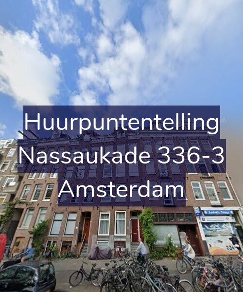 Foto gevel Huurpuntentelling voor Nassaukade 336-3, Amsterdam