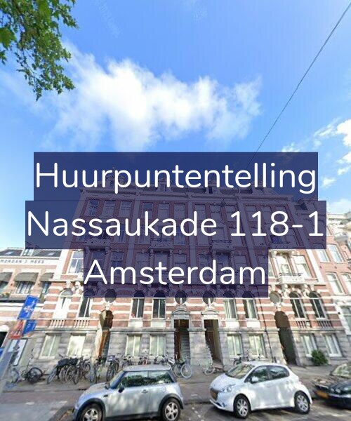 Foto gevel Huurpuntentelling voor Nassaukade 118-1, Amsterdam