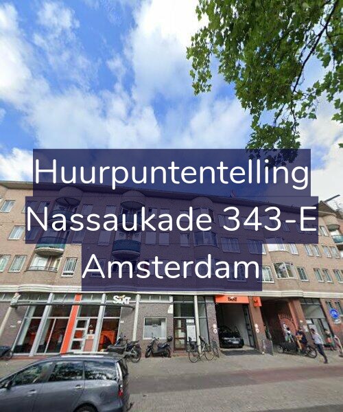 Foto gevel Huurpuntentelling voor Nassaukade 343-E, Amsterdam