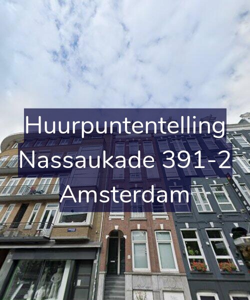 Foto gevel Huurpuntentelling voor Nassaukade 391-2, Amsterdam