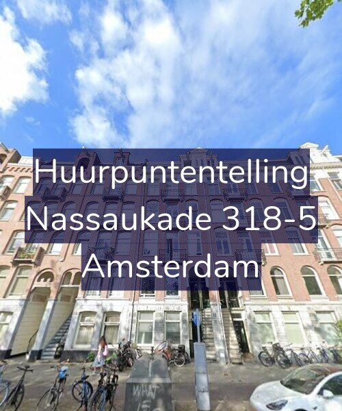 Foto gevel Huurpuntentelling voor Nassaukade 318-5, Amsterdam