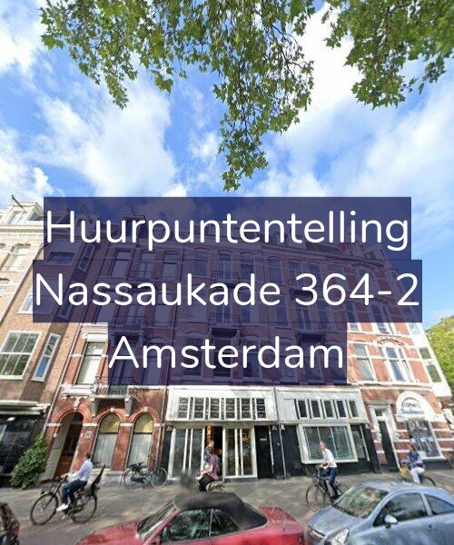 Foto gevel Huurpuntentelling voor Nassaukade 364-2, Amsterdam