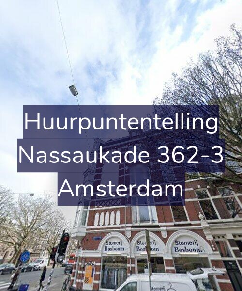 Foto gevel Huurpuntentelling voor Nassaukade 362-3, Amsterdam