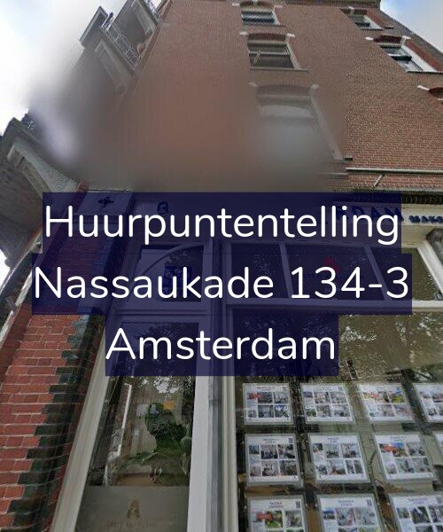 Foto gevel Huurpuntentelling voor Nassaukade 134-3, Amsterdam