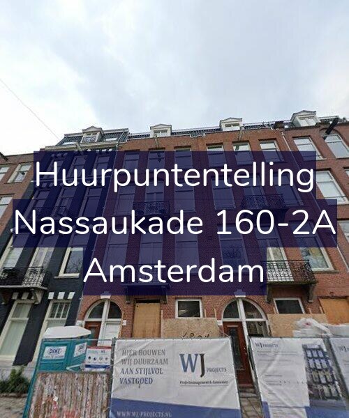 Foto gevel Huurpuntentelling voor Nassaukade 160-2A, Amsterdam