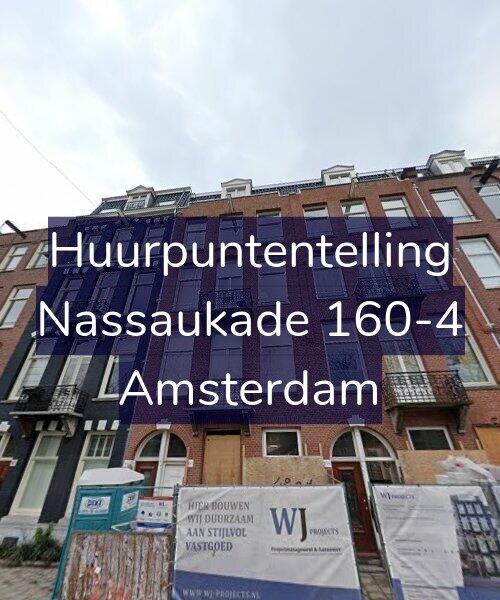 Foto gevel Huurpuntentelling voor Nassaukade 160-4, Amsterdam