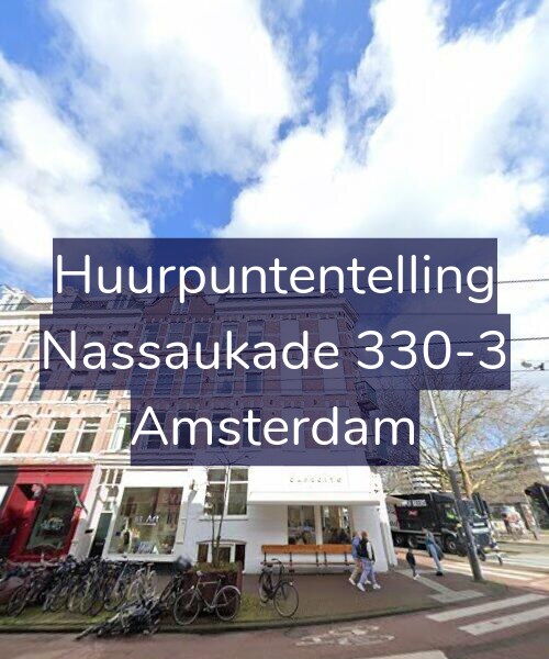 Foto gevel Huurpuntentelling voor Nassaukade 330-3, Amsterdam