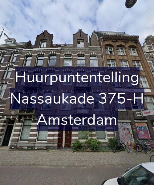 Foto gevel Huurpuntentelling voor Nassaukade 375-H, Amsterdam