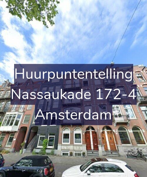 Foto gevel Huurpuntentelling voor Nassaukade 172-4, Amsterdam