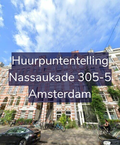 Foto gevel Huurpuntentelling voor Nassaukade 305-5, Amsterdam