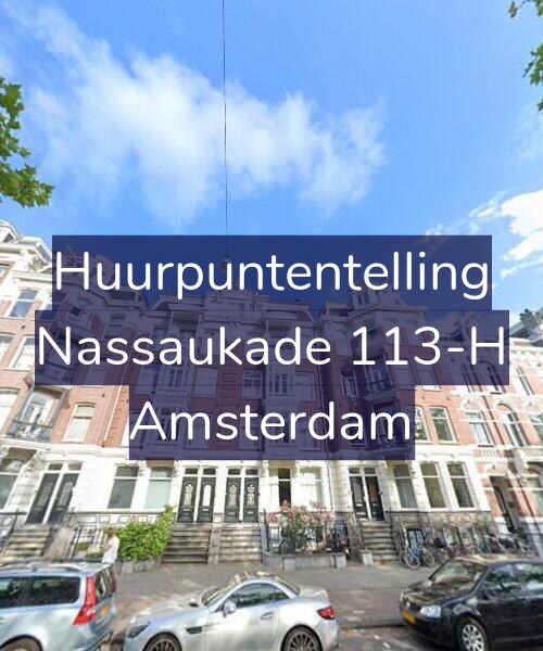 Foto gevel Huurpuntentelling voor Nassaukade 113-H, Amsterdam