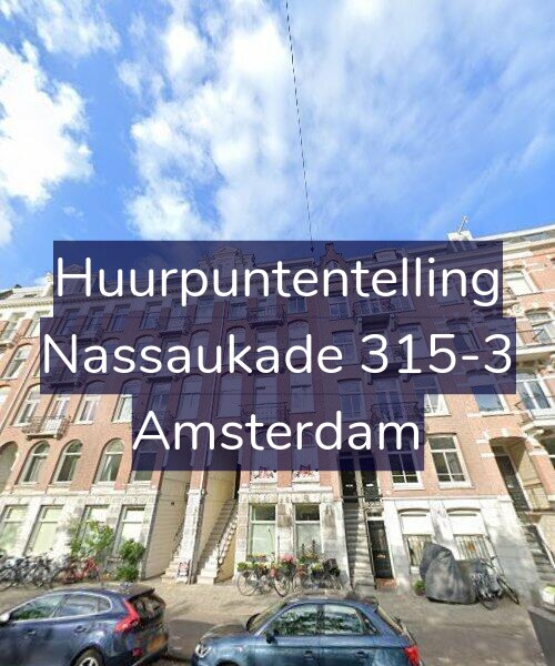 Foto gevel Huurpuntentelling voor Nassaukade 315-3, Amsterdam
