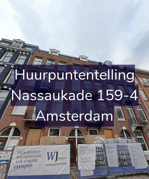 Foto gevel Huurpuntentelling voor Nassaukade 159-4, Amsterdam