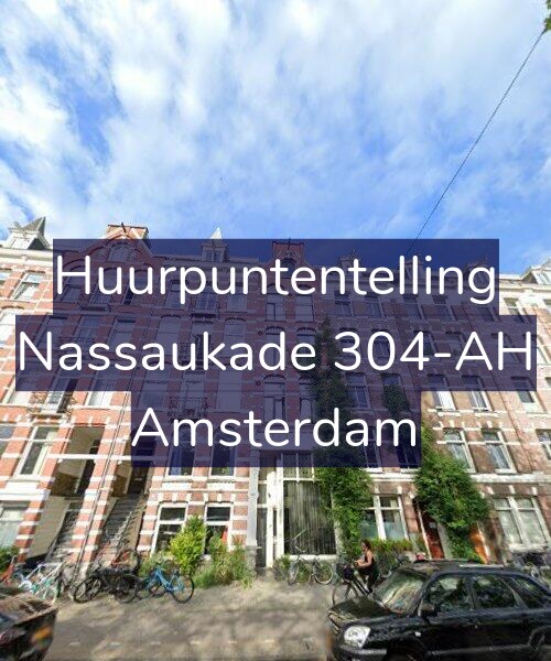 Foto gevel Huurpuntentelling voor Nassaukade 304-AH, Amsterdam