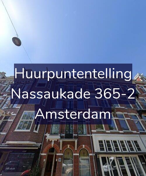 Foto gevel Huurpuntentelling voor Nassaukade 365-2, Amsterdam