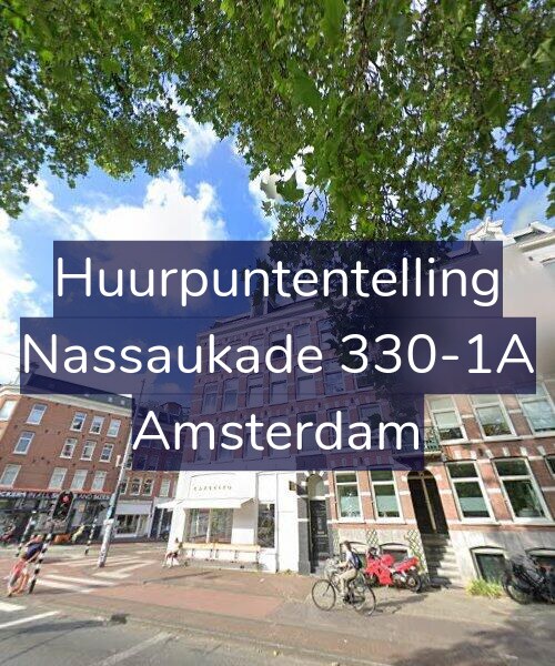 Foto gevel Huurpuntentelling voor Nassaukade 330-1A, Amsterdam