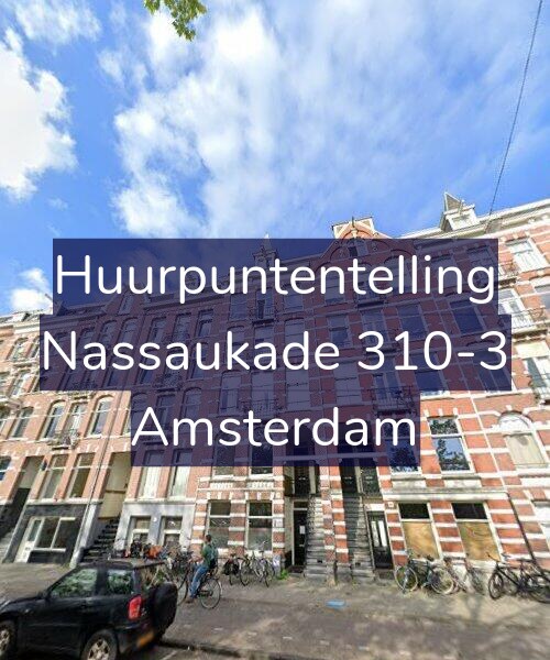 Foto gevel Huurpuntentelling voor Nassaukade 310-3, Amsterdam
