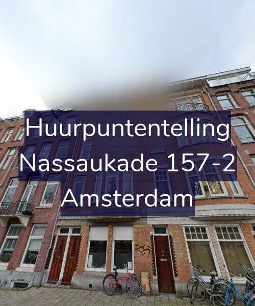 Foto gevel Huurpuntentelling voor Nassaukade 157-2, Amsterdam