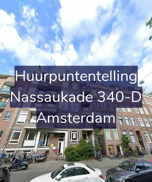 Foto gevel Huurpuntentelling voor Nassaukade 340-D, Amsterdam