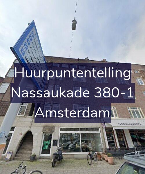 Foto gevel Huurpuntentelling voor Nassaukade 380-1, Amsterdam