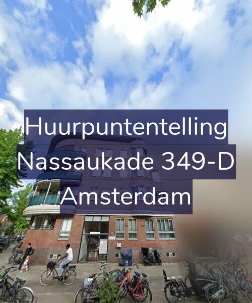 Foto gevel Huurpuntentelling voor Nassaukade 349-D, Amsterdam