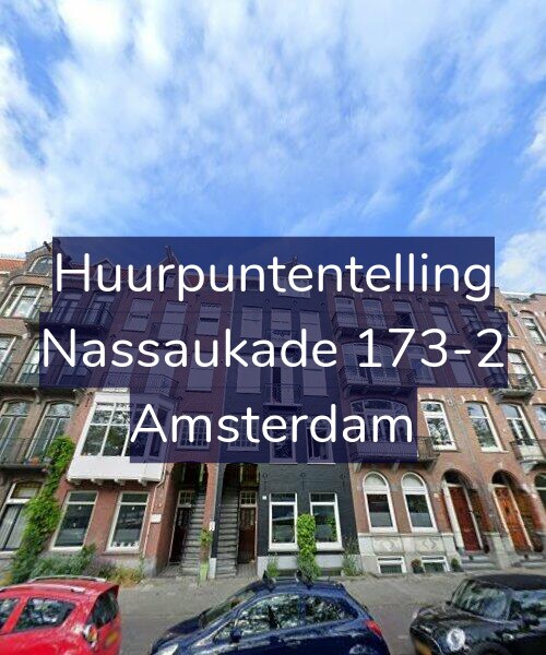 Foto gevel Huurpuntentelling voor Nassaukade 173-2, Amsterdam