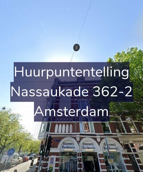 Foto gevel Huurpuntentelling voor Nassaukade 362-2, Amsterdam