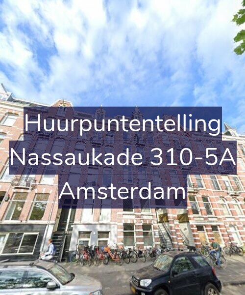 Foto gevel Huurpuntentelling voor Nassaukade 310-5A, Amsterdam