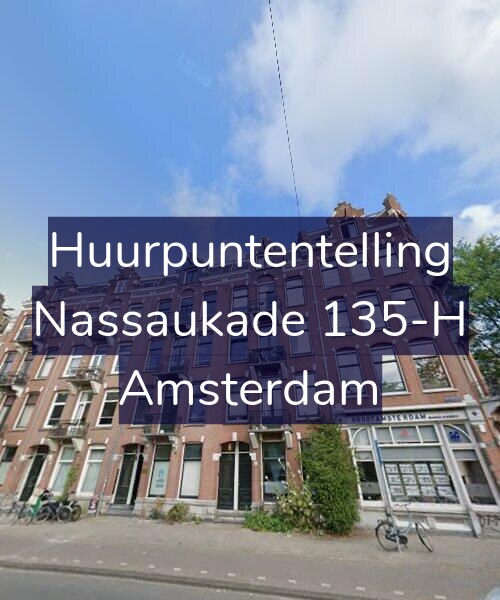 Foto gevel Huurpuntentelling voor Nassaukade 135-H, Amsterdam