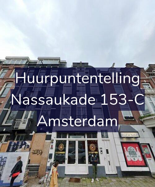 Foto gevel Huurpuntentelling voor Nassaukade 153-C, Amsterdam