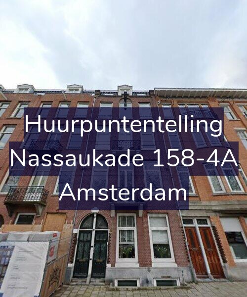 Foto gevel Huurpuntentelling voor Nassaukade 158-4A, Amsterdam